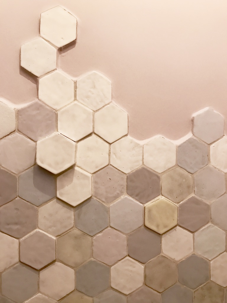 Hexagon tiles hand made in France