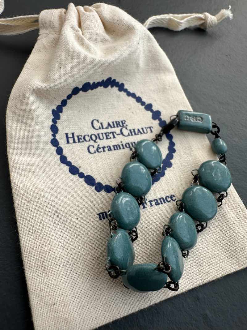 Bracelet Francine en pastilles de céramique