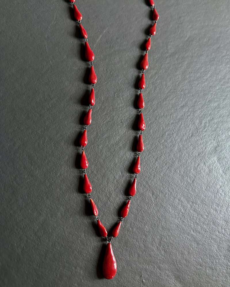 collier gala rouge franc